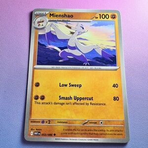 mienshao - 053/086 (uncommon) — pokemon: white flare